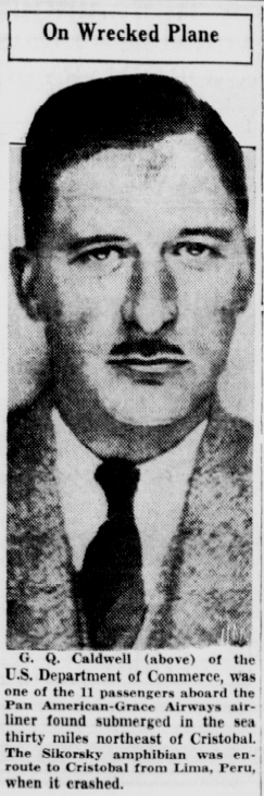 G.Q. Caldwell, August 3, 1937 (Source: Woodling)