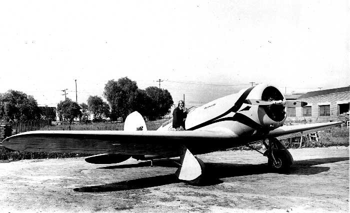James Goodwin Hall and Lockheed Altair NR15W, June 2, 1931 (Source: Kalina)