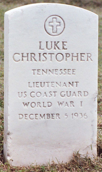 L. Christopher, Arlington Grave Marker, December 9, 1936 (Source: findagrave.com) 