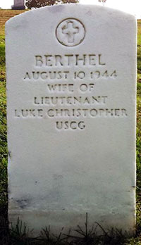 Berthel Christopher, Headstone (Source: findagrave.com via Site Visitor)