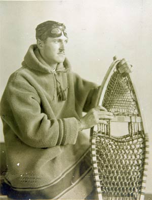 Joe Crosson in Arctic Gear (Source: SDAM Joseph E. Crosson Special Collection)