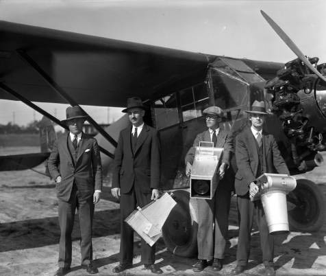 Victor Dallin (L) & Staff, September 25, 1929 (Source: Hagley Museum)