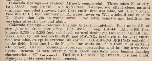 Airport Description, 1937 (Source: Webmaster)